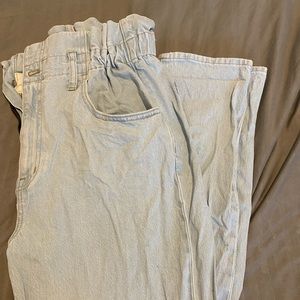 Made well paper bag mom jean light wash 28